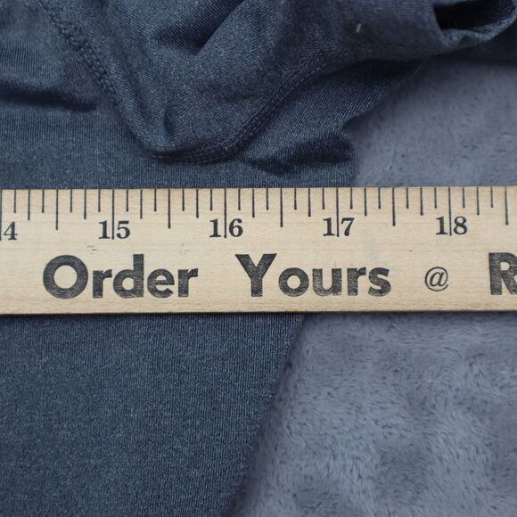 Nike Pro Shirt Womens M Gray Plain Dri Fit V Neck Short Sleeve Pullover Tee - Picture 4 of 15